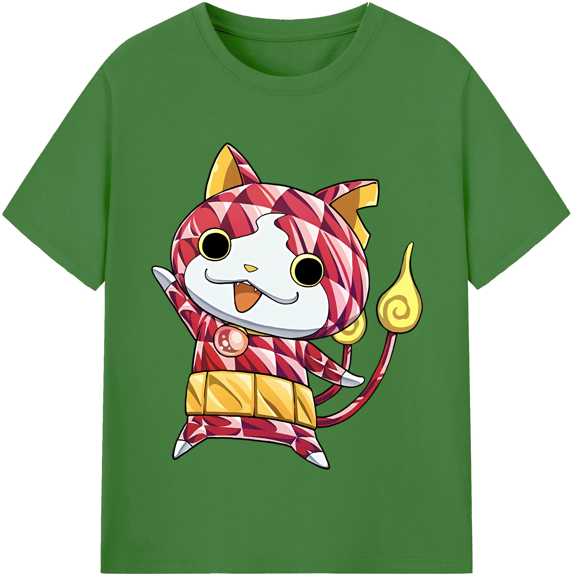 （画像用） 妖怪ウォッチ Yo-kai Watch レディースカジュアルプリントTシャツ（綿100％）